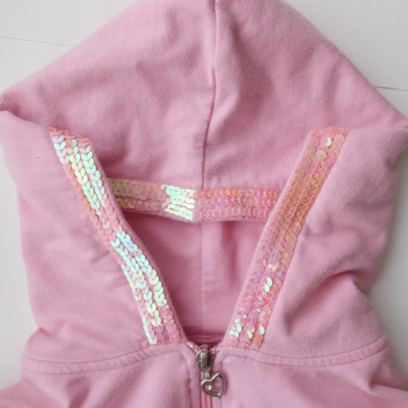 Thalia Sodi Girls Cropped Hoodie Size 10/12 - Picture 7 of 10